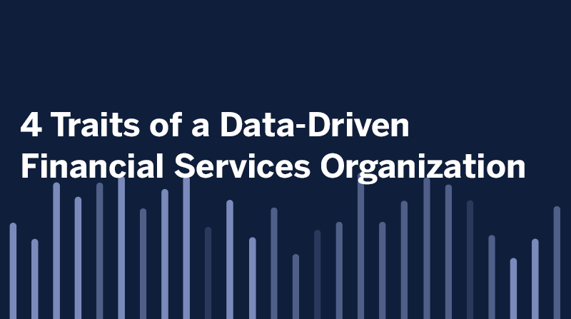 导航到Four traits of a data-driven organization